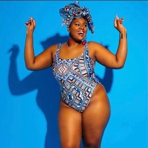 Monif C. One piece swimsuit